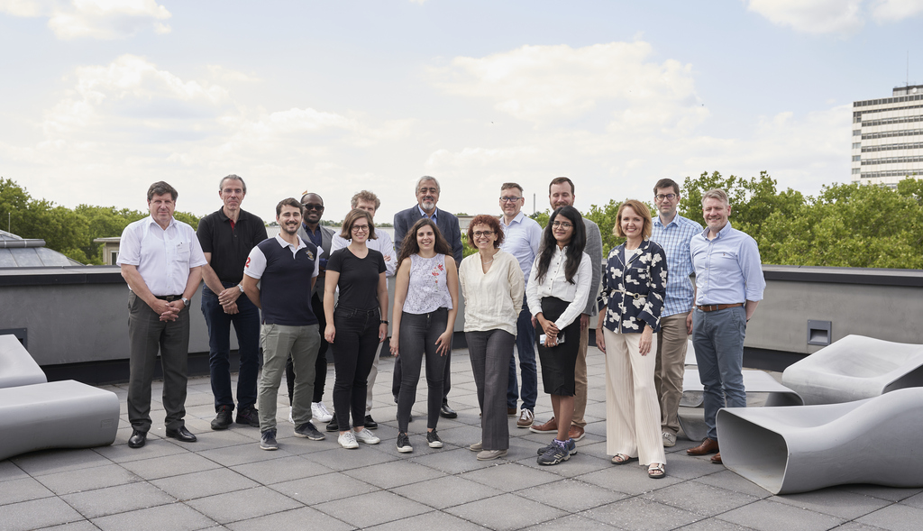 Group photo of INTL and the fellows