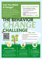 Behavior Change Challenge poster.