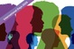 Bunte Silhouetten von Gesichtern, Banner mit Text "International Days 2025".