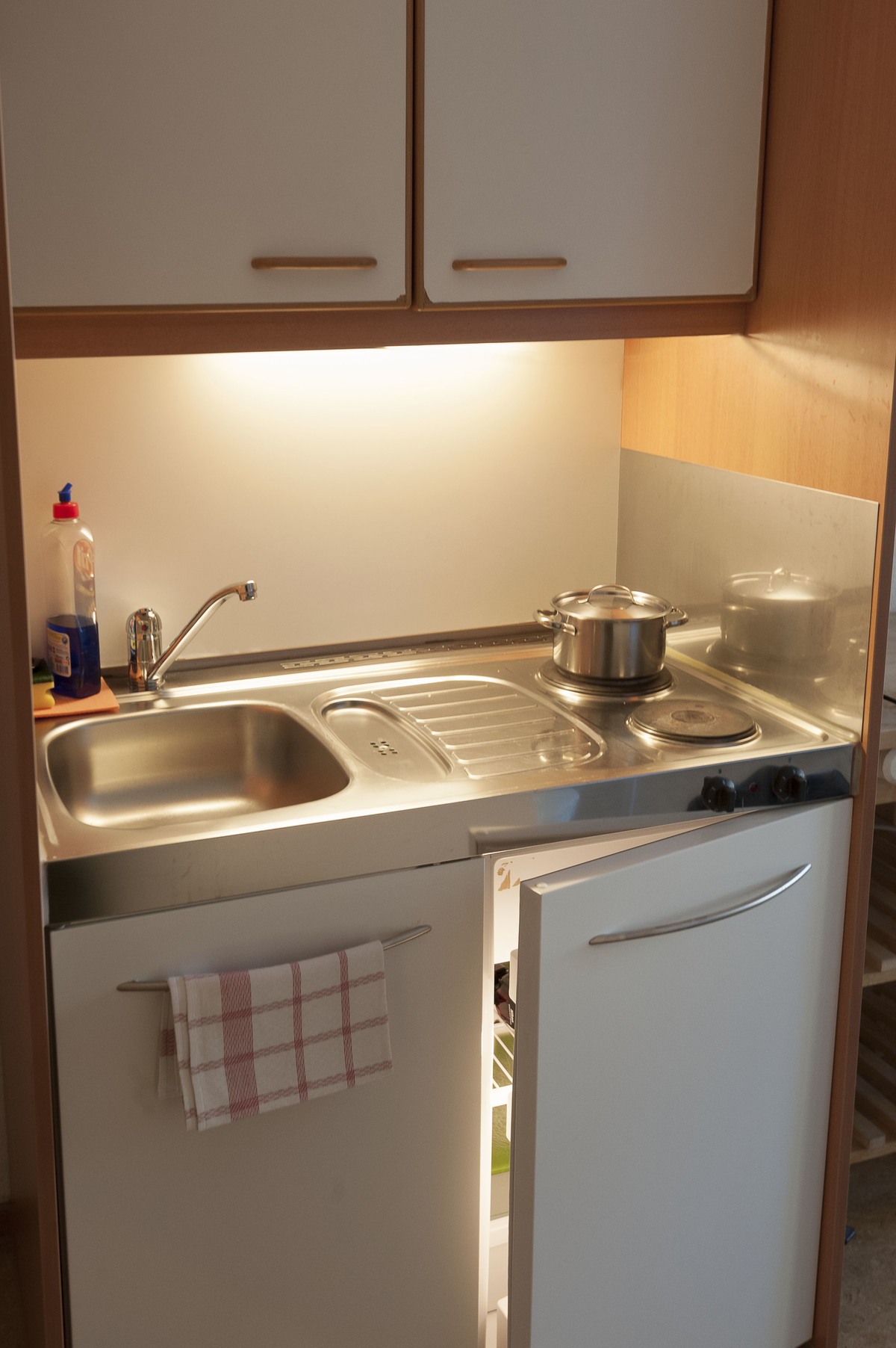 Kitchenette Einzelbett-Apartment