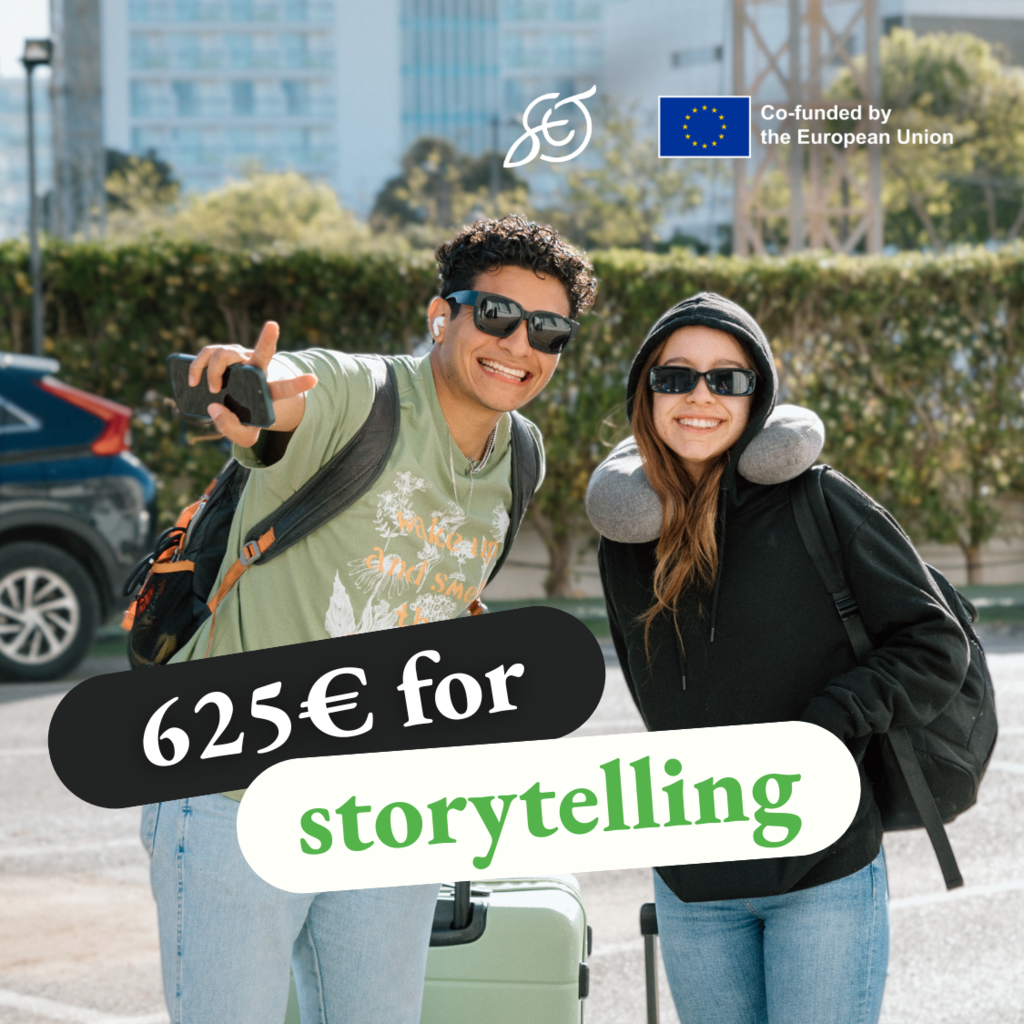 Werbefoto für den Sustaianble Erasmus Travel Contest, gleiche Informationen wie im untenstehenden Text